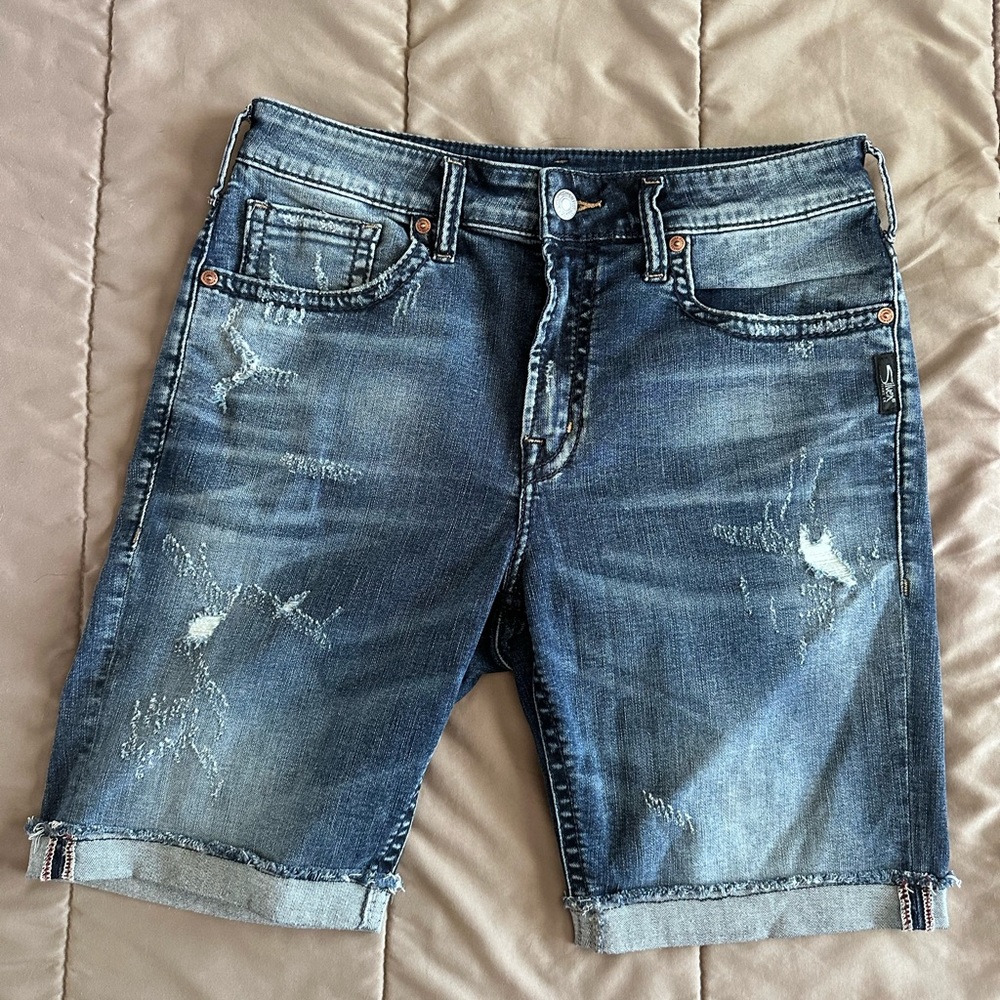 147 Silver Jeans Men's "Allan" Classic Fit Shorts